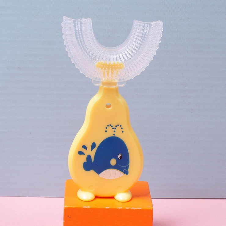 U-shaped Silicone Baby Toothbrush Artifact