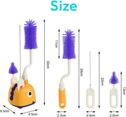 Baby Feeder Cleaning Brush 4-in-1 Silicone Set
