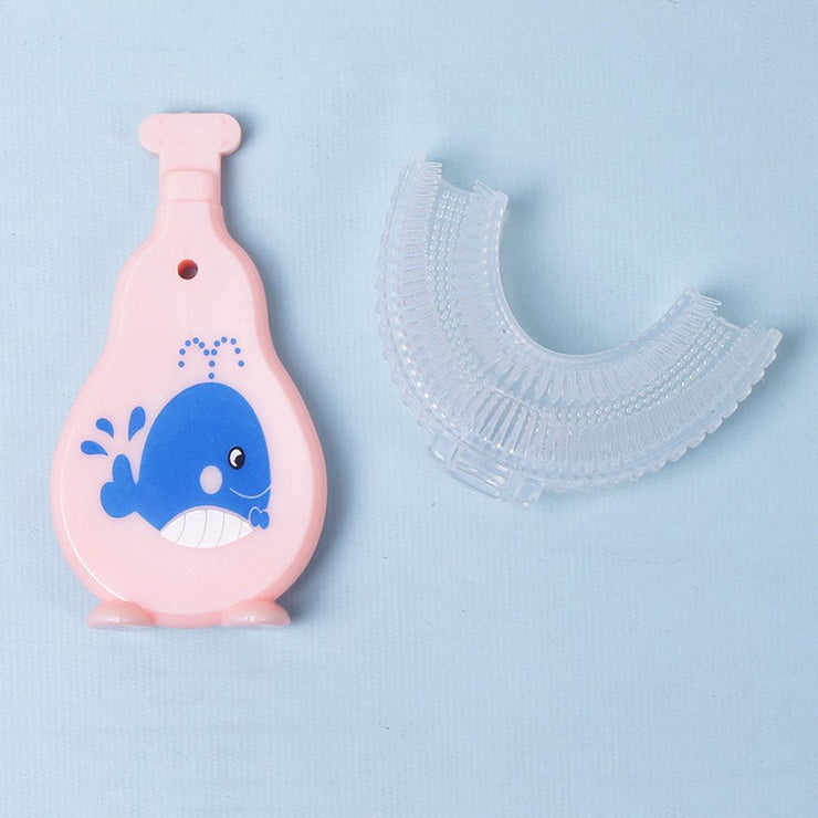 U-shaped Silicone Baby Toothbrush Artifact