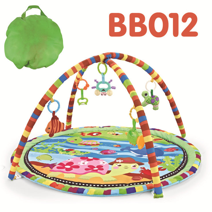 Children's Fitness Rack Game Round Blanket Crawling Floor Mat Toys