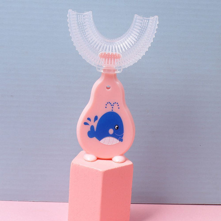 U-shaped Silicone Baby Toothbrush Artifact