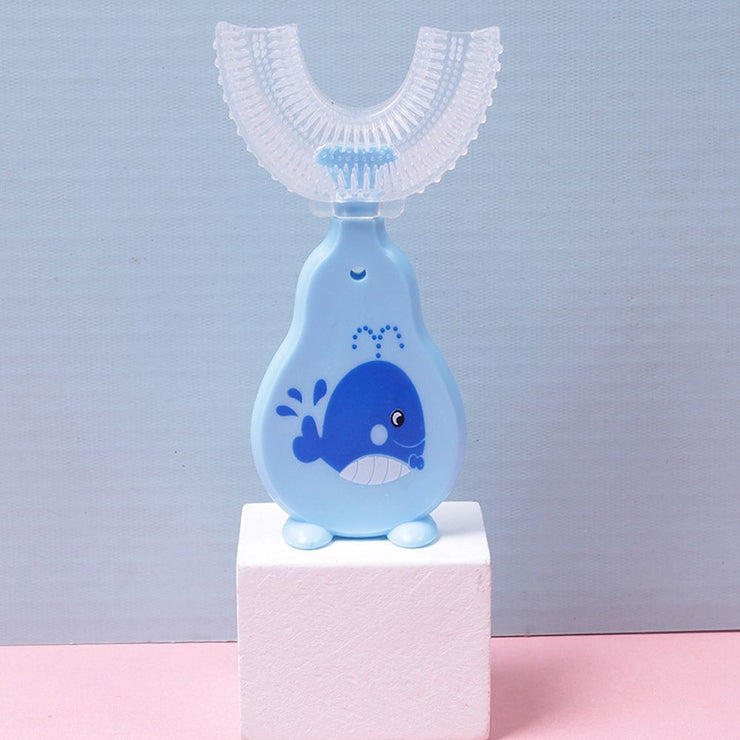 U-shaped Silicone Baby Toothbrush Artifact