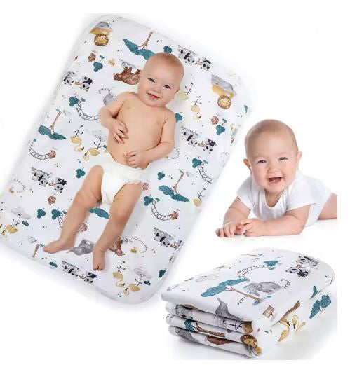 Waterproof Baby Changing Mat Soft, Foldable & Easy to Clean