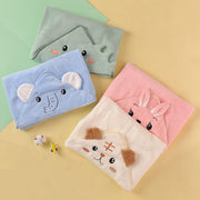 Cute Character Baby Bath Towel  Soft, Absorbent & Hooded for Newborns