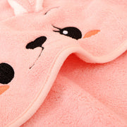 Cute Character Baby Bath Towel  Soft, Absorbent & Hooded for Newborns