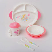 Baby Plastic Feeding Set Bowl, Spoon & Cup