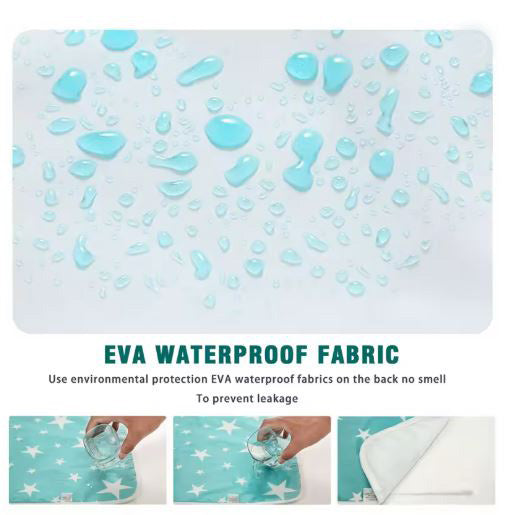 Waterproof Baby Changing Mat Soft, Foldable & Easy to Clean