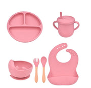 Baby Silicone Feeding Set  Suction Bowl, Spoon & Plate
